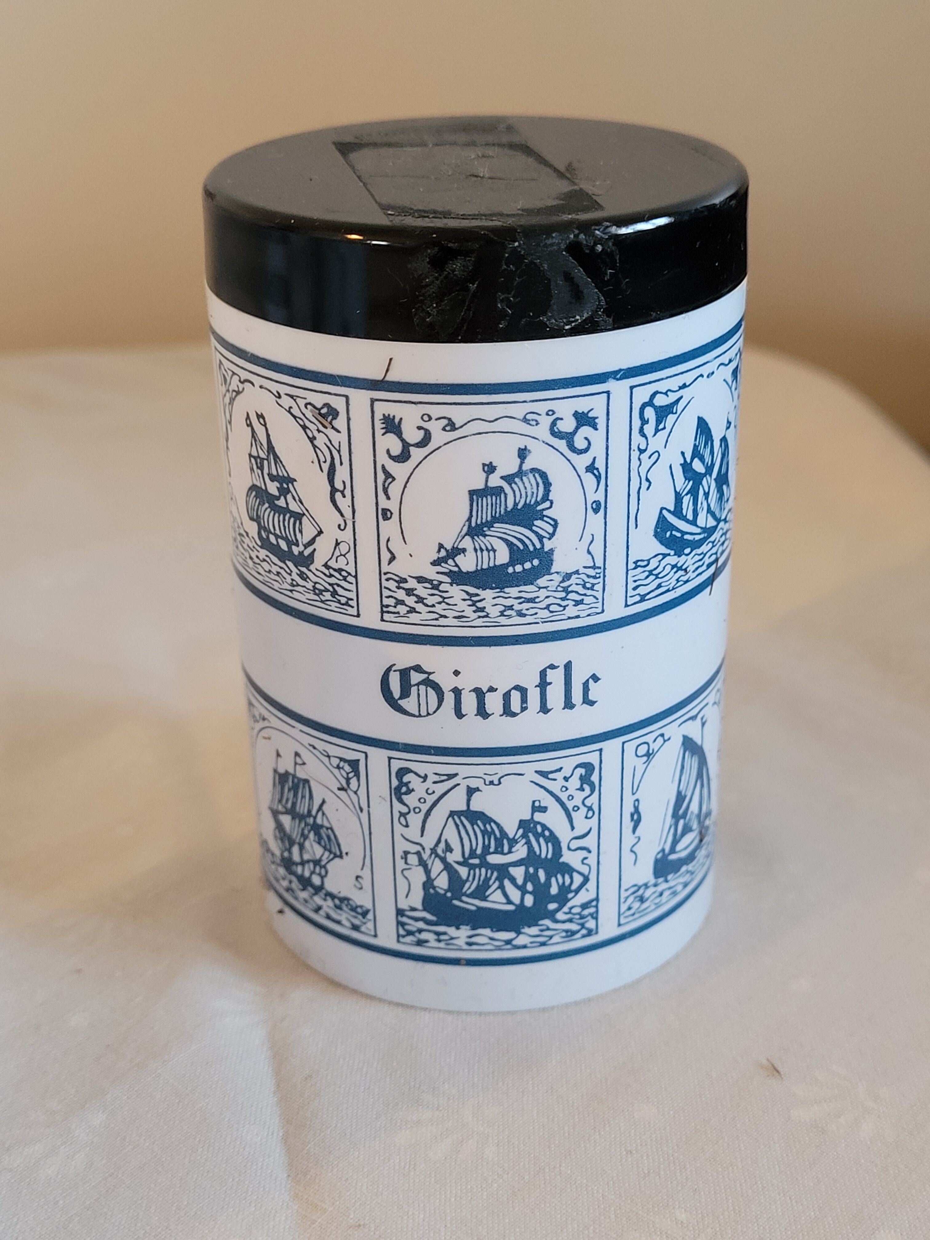 4 pots à épices - Ariel - vintage