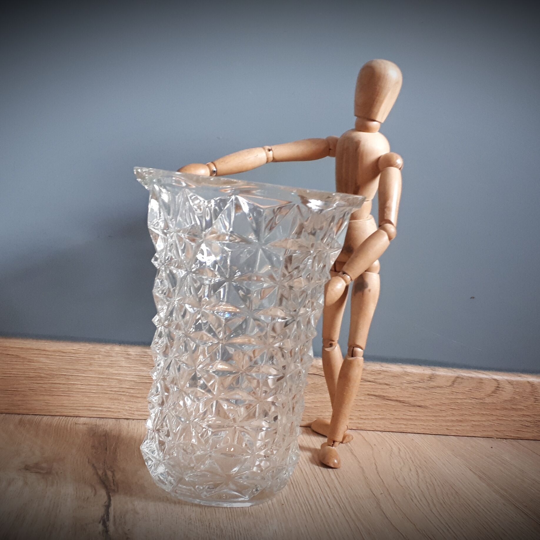 Moulded glass vase 2