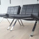 Pair of black leather loung chairs by Hans Eichenberger for Girsberger