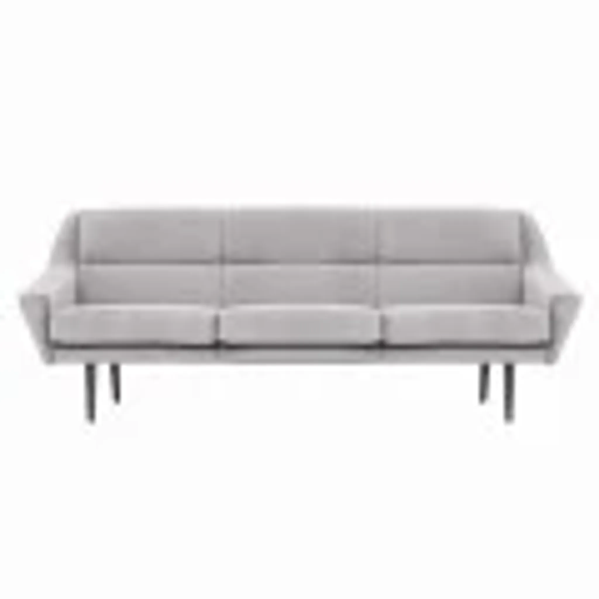 Sofa SKAGEN silver velour, Scandinavian design