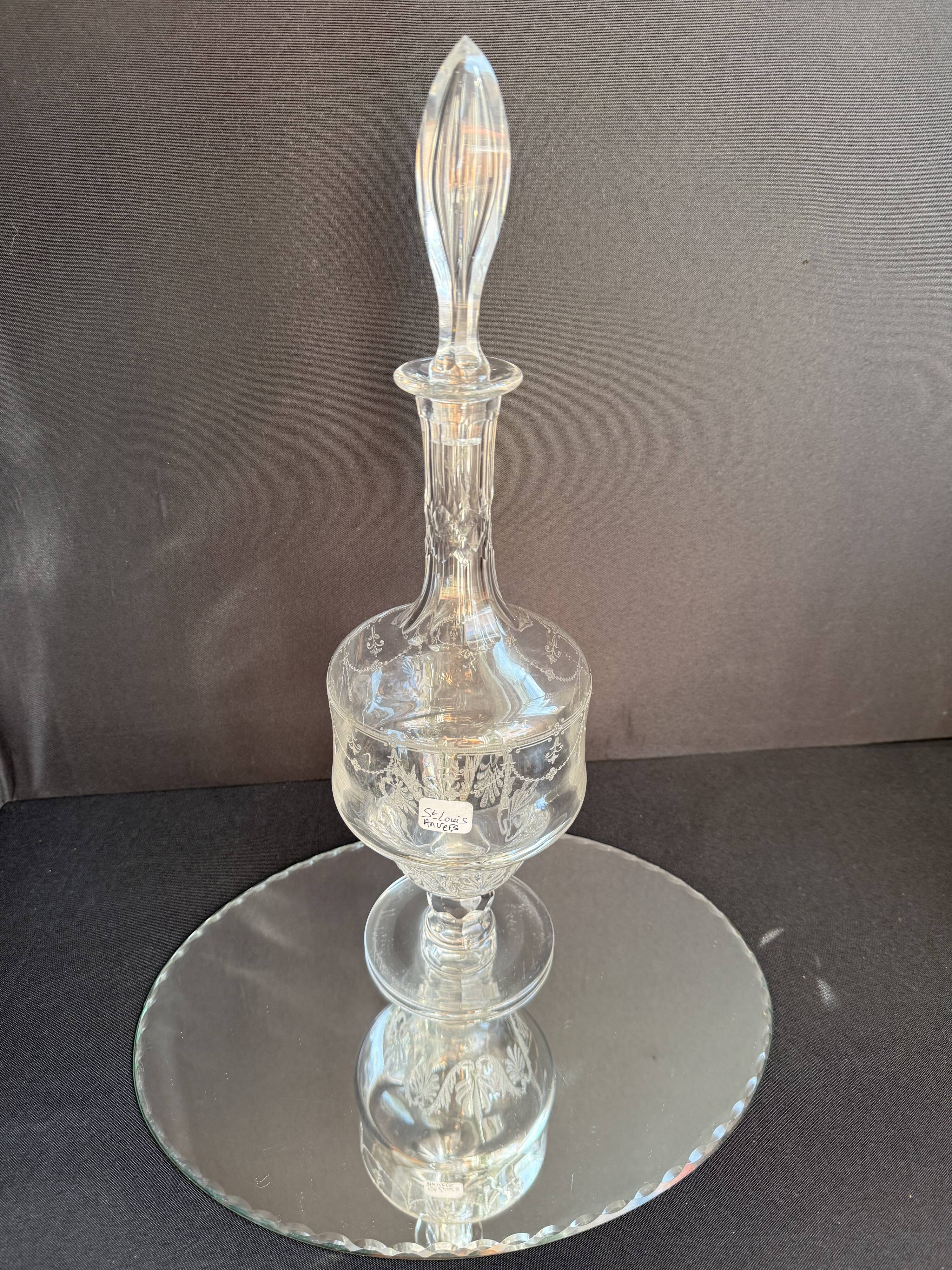 Carafe à vin Saint Louis service Anvers