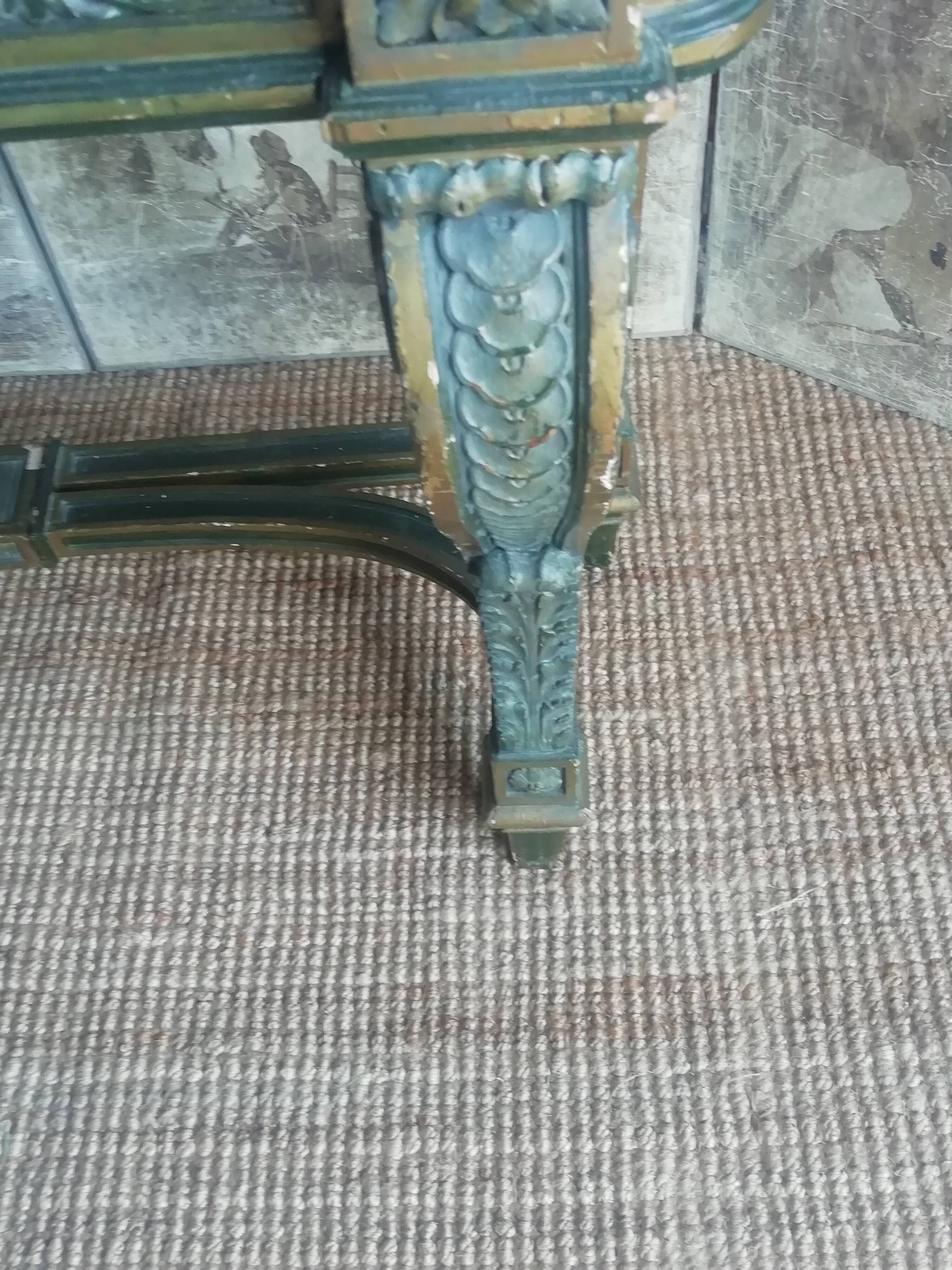 Louis XVI style console stamped Charles Millier and Co