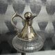 Small vintage carafe / jug in crystal and silver-plated metal – Style L