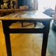 Grande table de campagne en bois cérisier années fin 1800