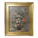 Oil painting on canvas, bouquet, signed MOBERG