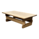 Table basse brutaliste, années 70