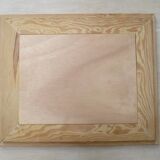 Old grooved natural wood frame - design for 250 x 325 mm subject