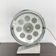 Vintage Space Age table lamp with marble base and revolving chromed metal shade