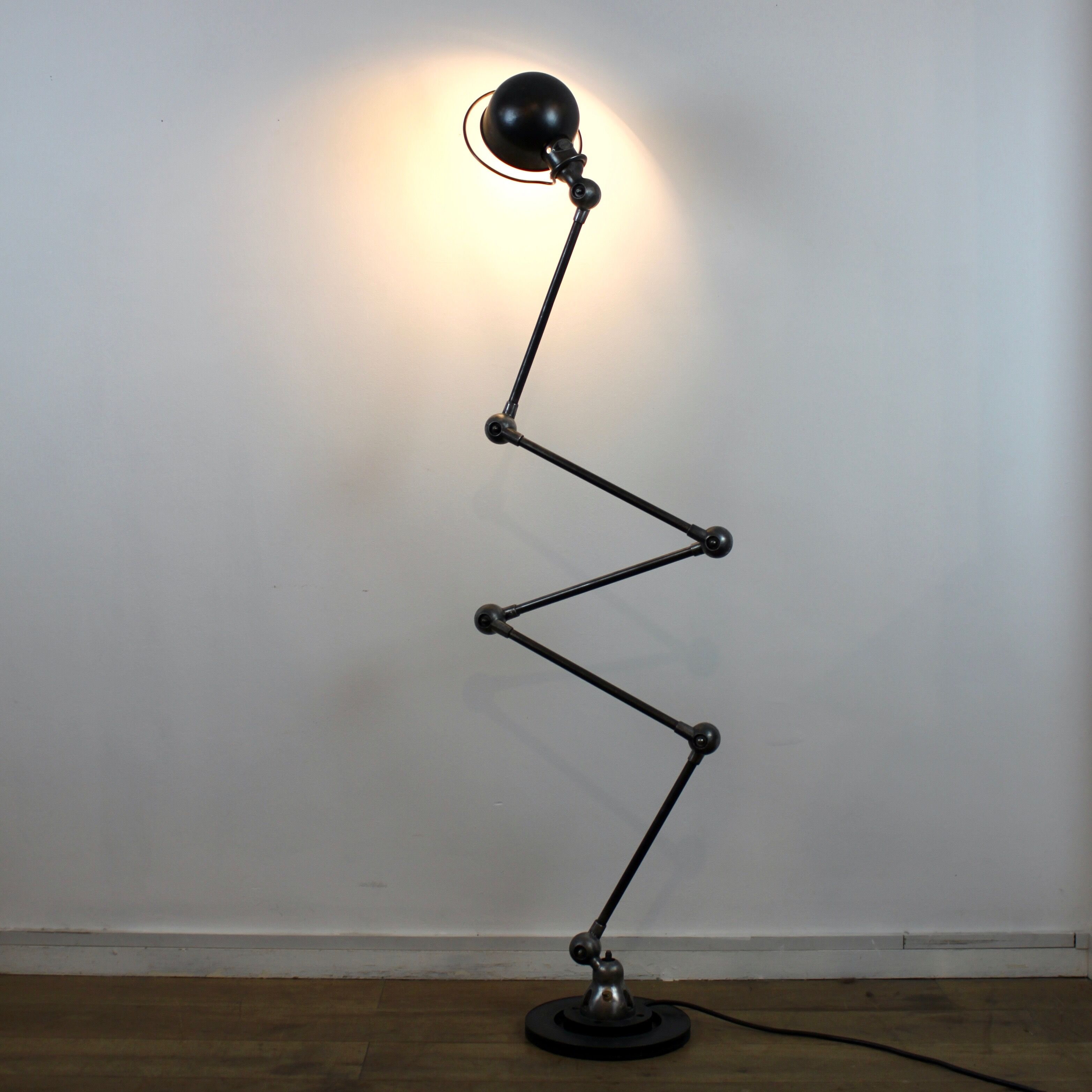 Industrial Jielde floor lamp 1950