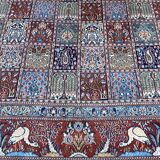 Tapis d'orient iran Moud. Laine et soie: 1.96 X 3.03 M