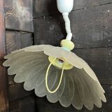 Suspension opaline monte et baisse vintage