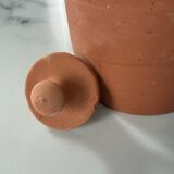 Raw terracotta pitcher
