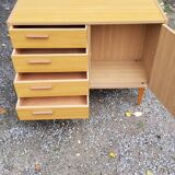 Chest of drawers of the 60s/70 feet spindles