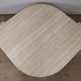 Table basse en travertin, 1980