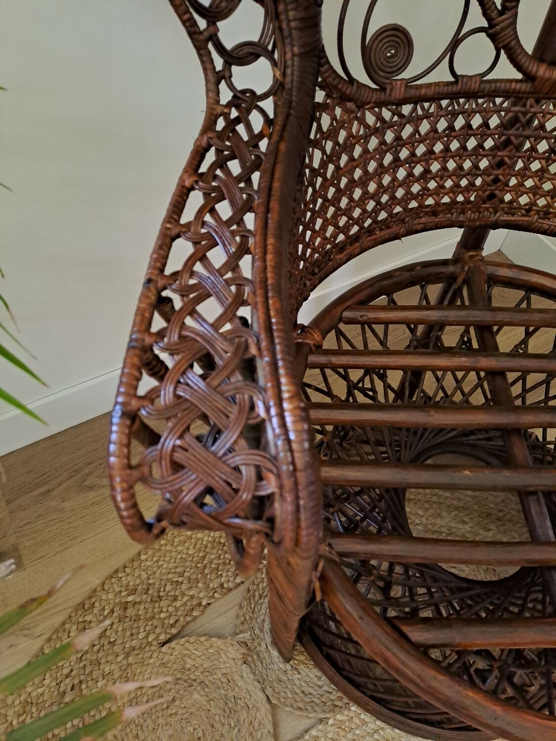 Emmanuelle rattan armchair