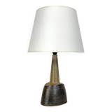 Oval ceramic table lamp, Nils Kähler for HAK, Denmark, 1970