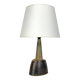 Oval ceramic table lamp, Nils Kähler for HAK, Denmark, 1970