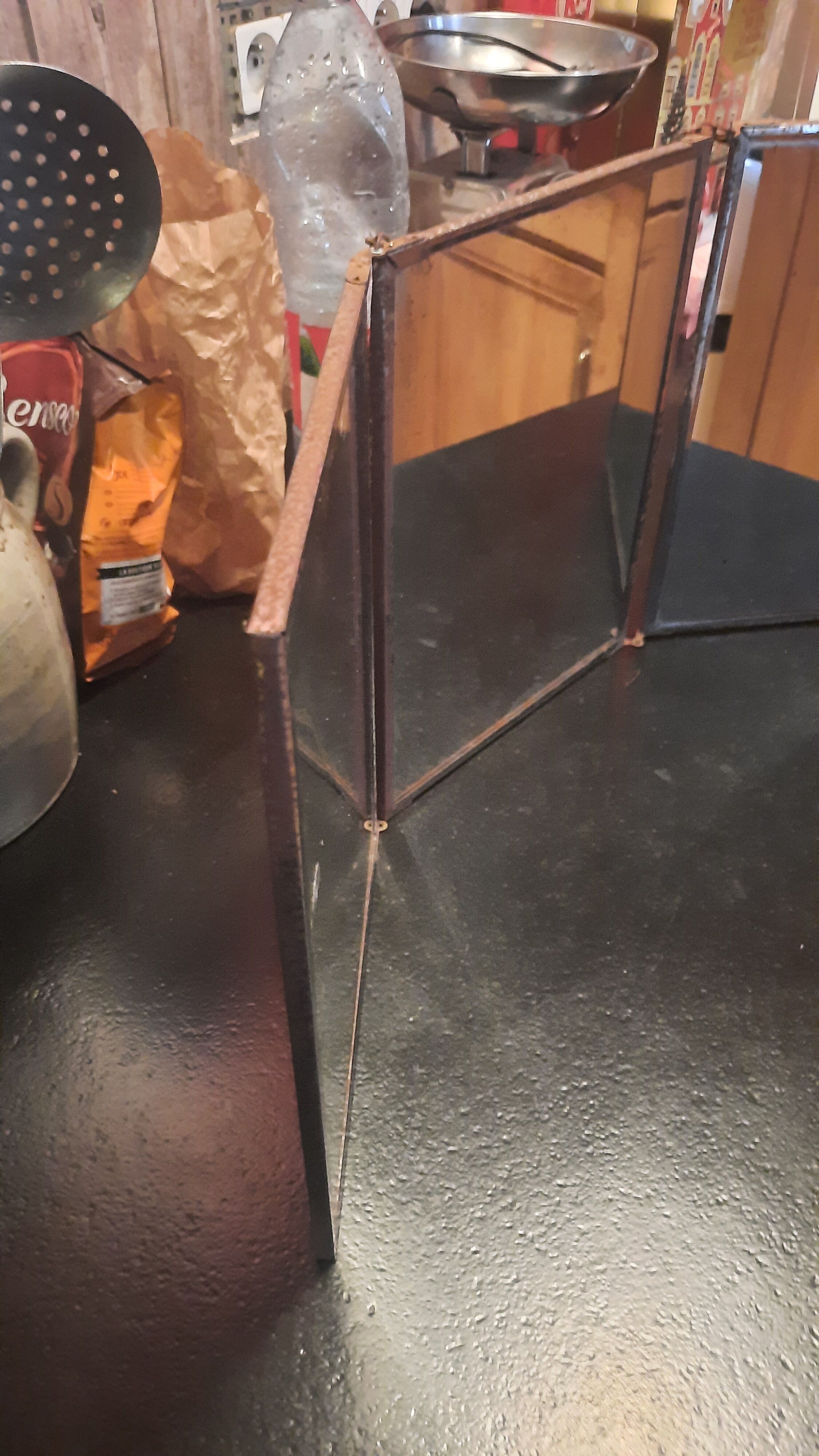 Triptych mirror  64x27.5cm