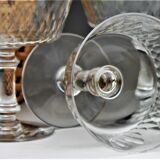 4 Baccarat crystal champagne glasses model Champigny Richelieu