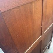 Empire chest of drawers in mahogany and black marble, 19th century