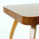 Table basse araignée par Jindrich Halabala en chêne et noyer, Tchécoslovaquie, 1930