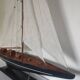 Large classic wooden pond sailboat model - Marine decor