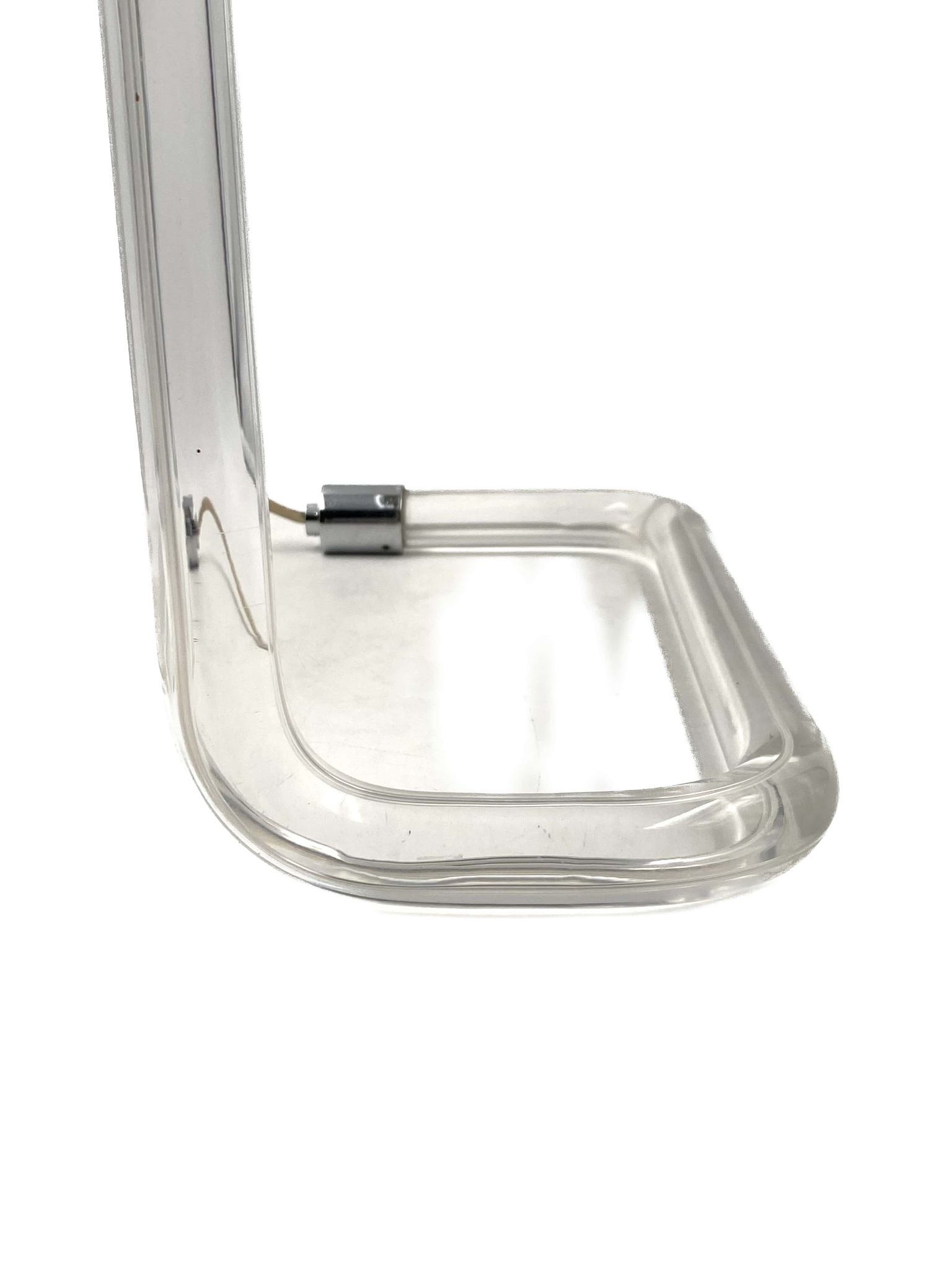 Peter hamburger, crylicord modernist crylicord desk lamp, knoll international, 1960s