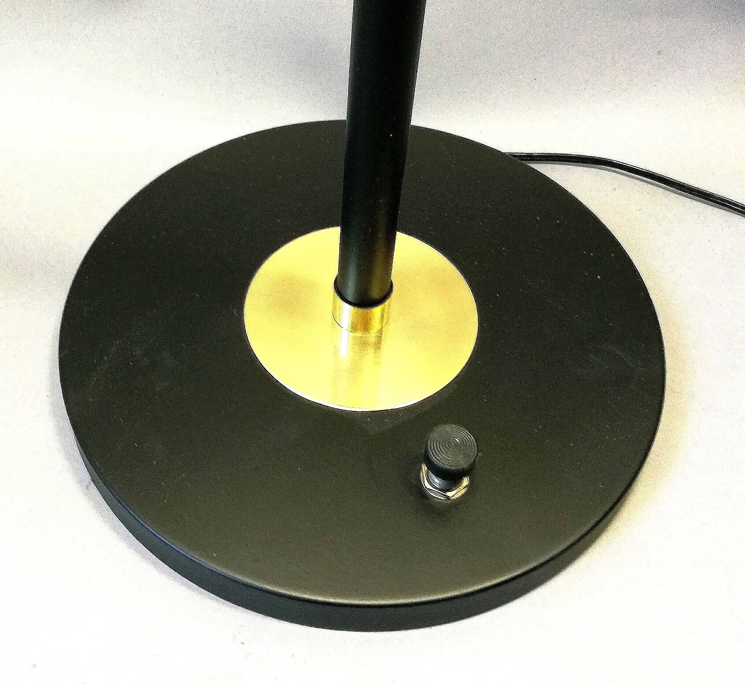 Floor lamp monix 60s black and gold