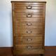 Commode -semainier vintage 6 drawers. Light oak wood furniture in very good condition