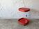 Vintage side table with wheels, 1960s