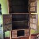 Chinese cabinet made of cypress wood and bamboo