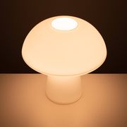 Large Mushroom Table lamp by Glasshutte Limburg Germany 1970s