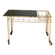 Table desserte vintage sur roulettes