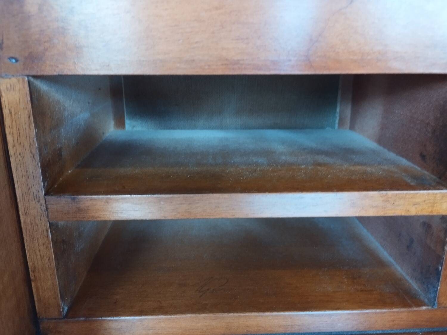 Antique cylindrical desk, Louis XVI style