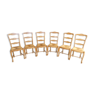 Chaises paillées