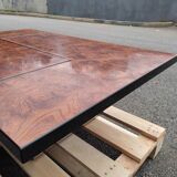 Table basse bar Paul Michel en loupe d'orme