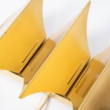 Pair of 2 Danish sconces Gothic 3 by Bent Karlby, Lyfa, 1960s