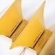 Pair of 2 Danish Gothic 3 wall lights by Bent Karlby, Lyfa, 1960s.