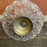 Cake Stand Antique Crystal + Gilded Bronze Trays #