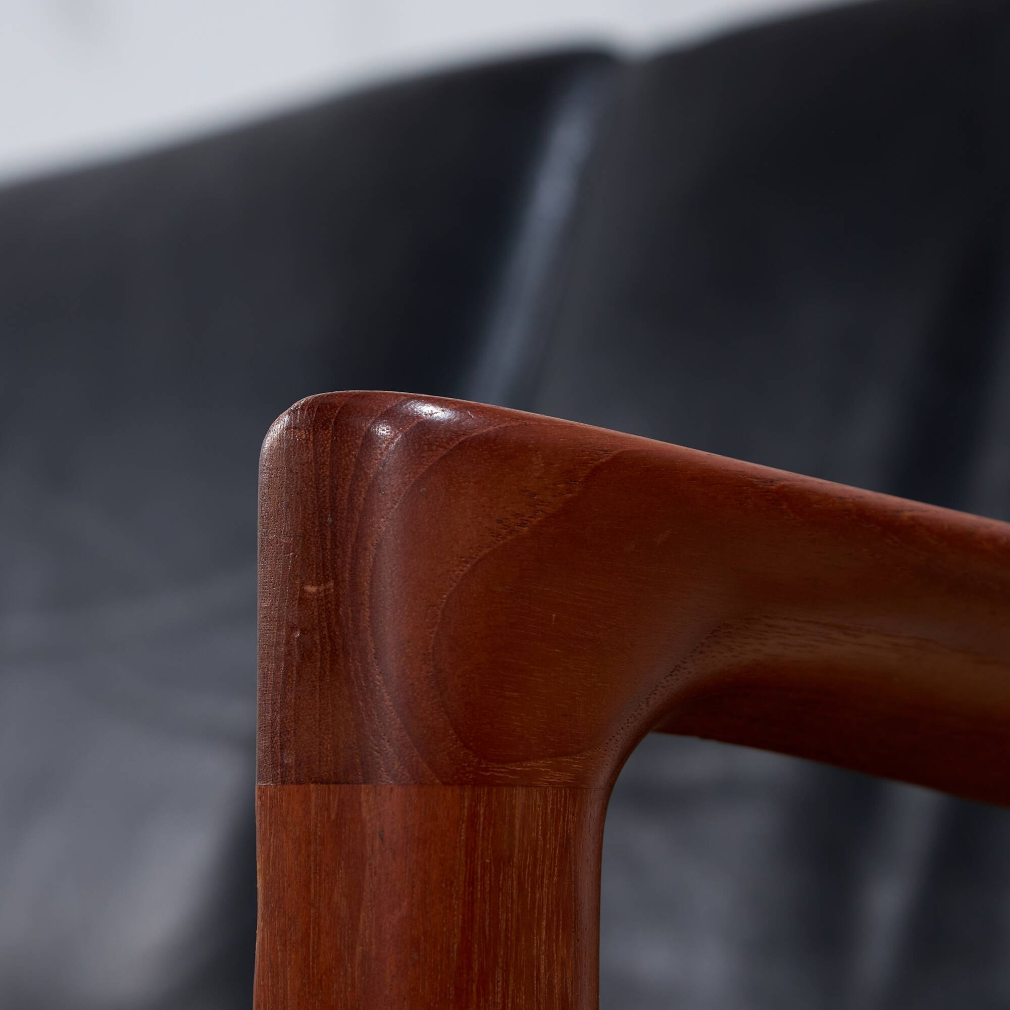 Senator Leather Sofa Set by Ole Wanscher for France & Søn, 1960s, Set of 3 (MK10221)