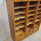 Burwood Triple Curtain Notary Filing Cabinet