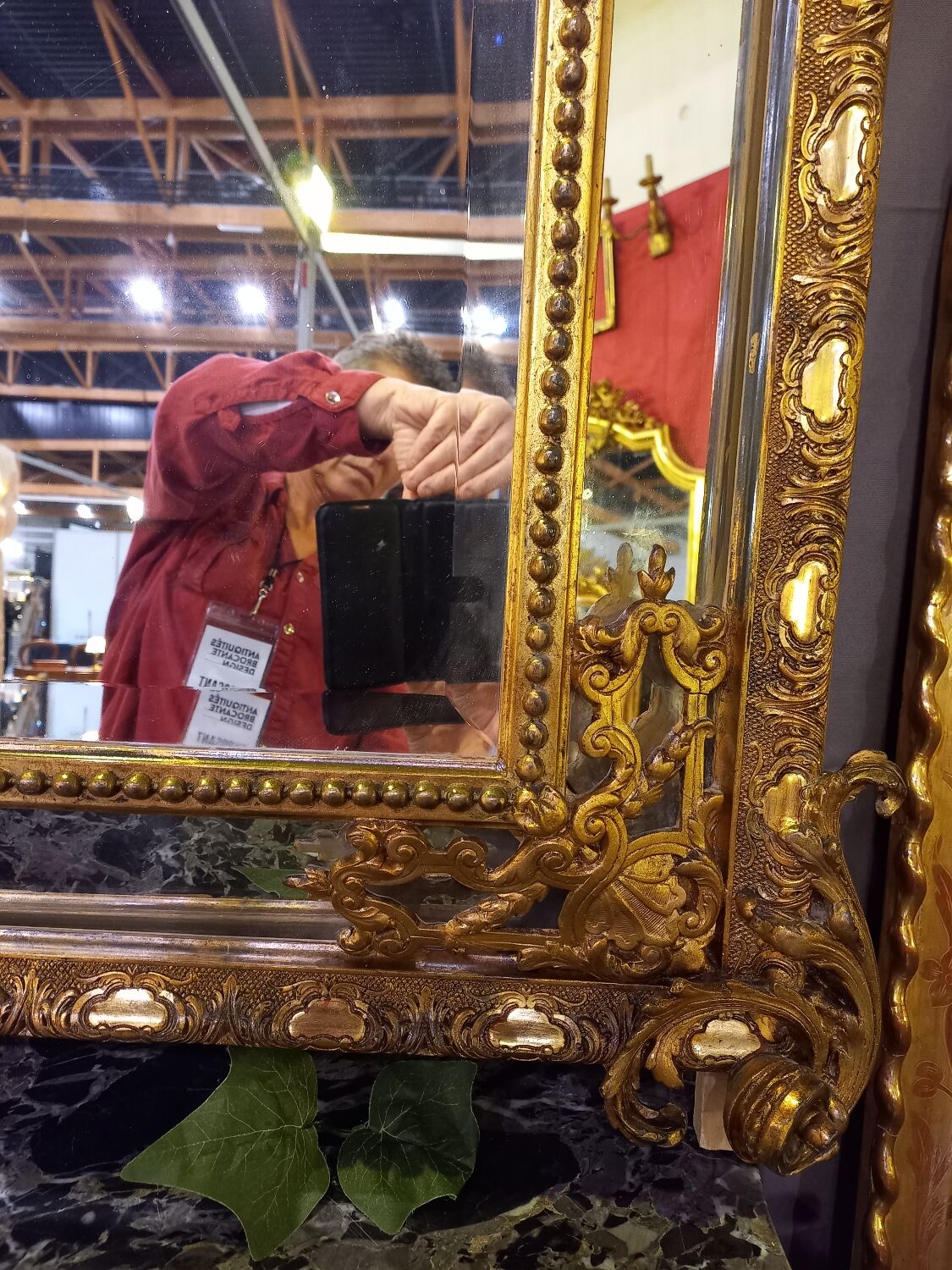 Mirror period XIX patecloses 1m60 x 1m