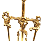 Solid brass fireplace servant 3 accessories