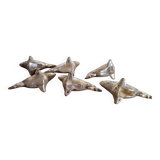 Vintage silver metal seal knife holder