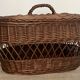 Woven wicker openwork basket