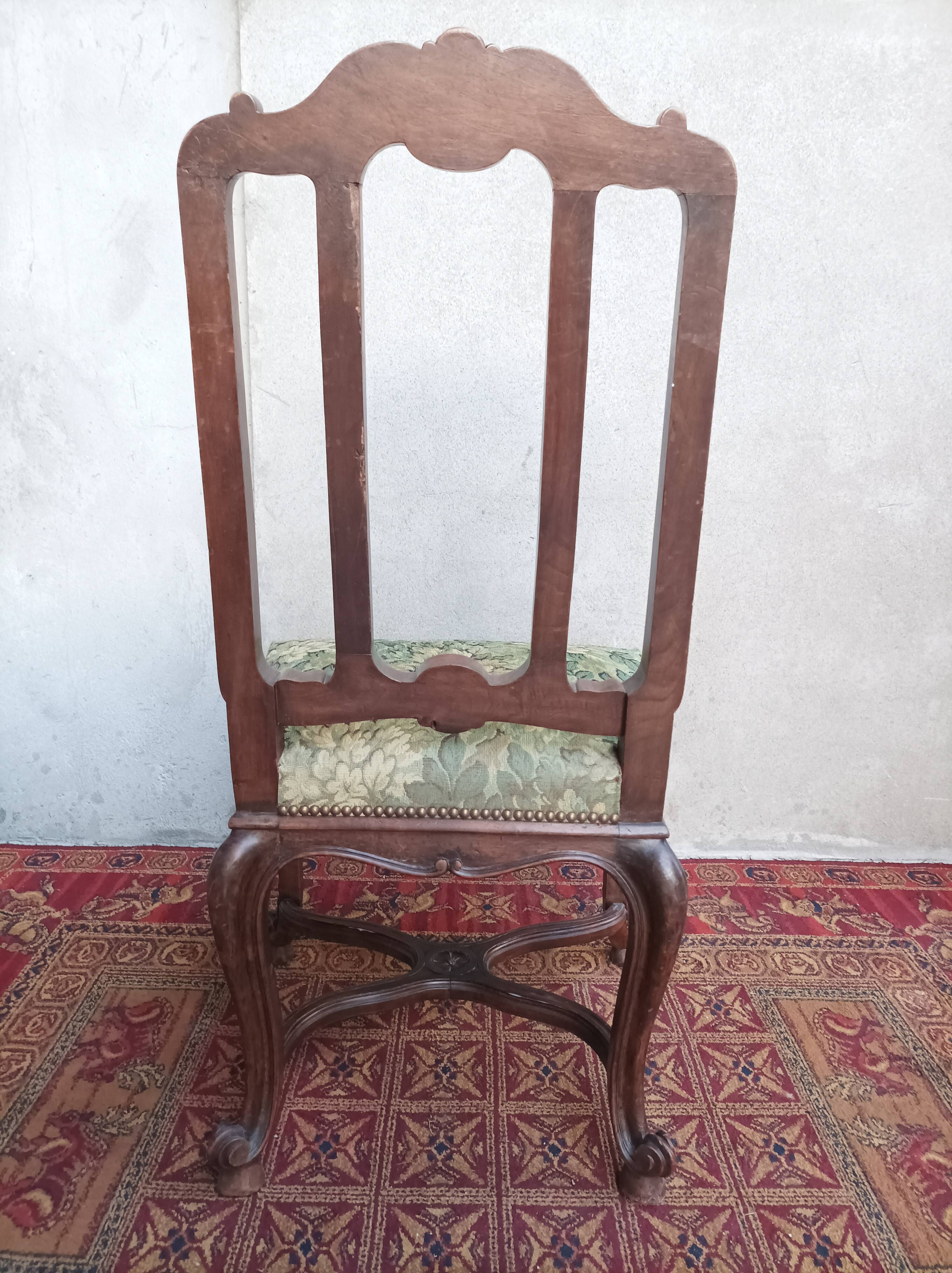 Louis XV chair in walnut 19th