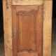 Magnificent 18th century corner cabinet. Solid oak and cherry.