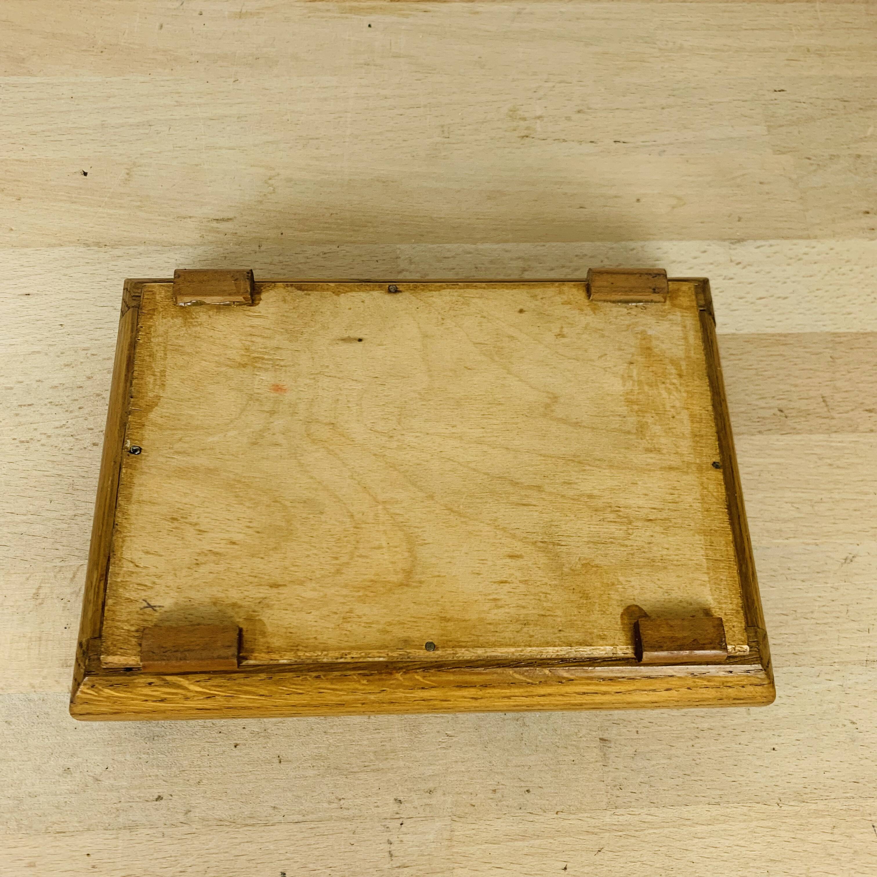 Boîte à bijou art déco en bois