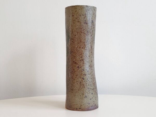 Vase vintage en grès de Jean-Claude Monange