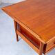 Danish mid-century desk model 207 in teak by Arne Vodder for Sibast, 1960s.